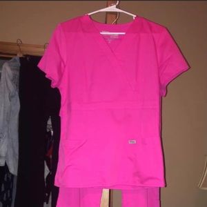 Grey’s Anatomy Bright Pink and Purple Scrubs